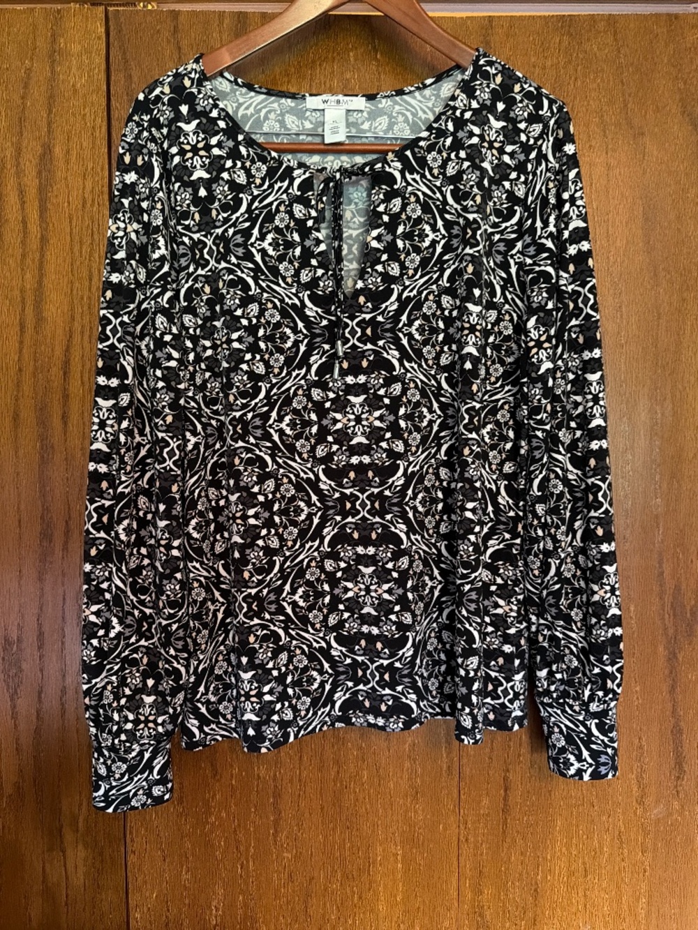 Jersey, tiny neck blouse